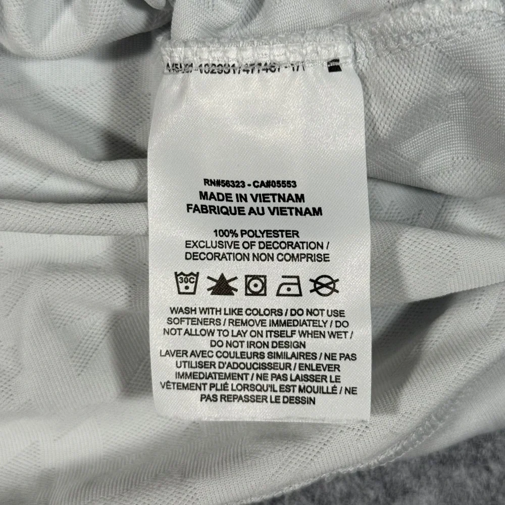 Nike‎ Golf Dri-FIT Polo Shirt 2 Button Mens 2XL Light Gray - Picture 4 of 8